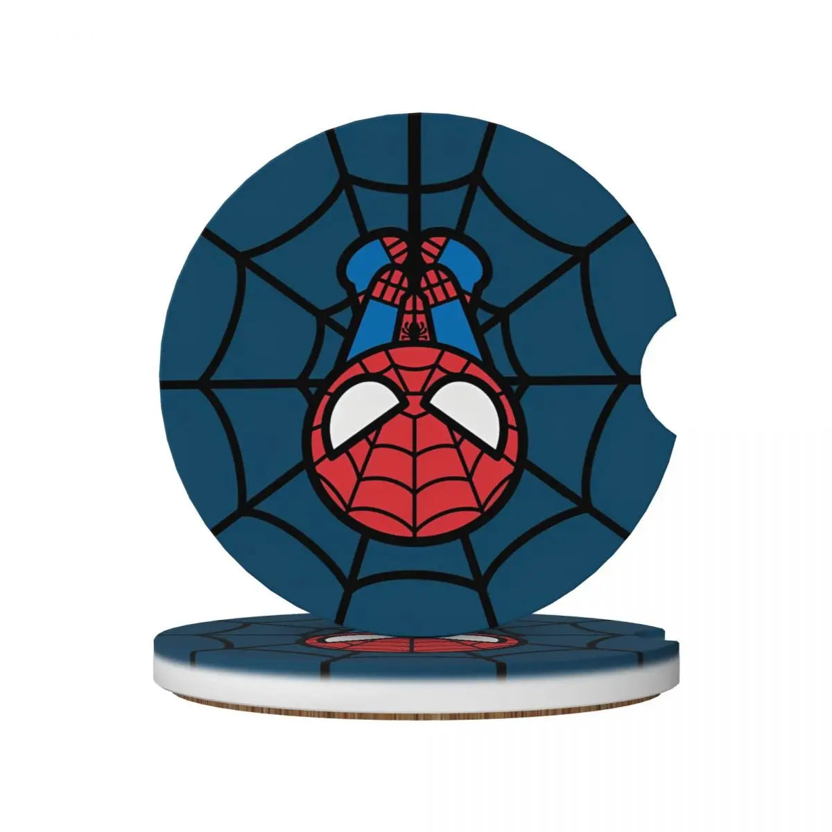 Dessous de Verre Spiderman Noir